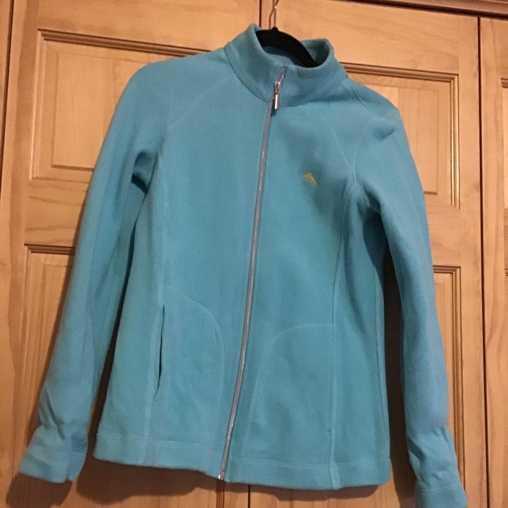 Tommy Bahama zip sweatshirt size S/P